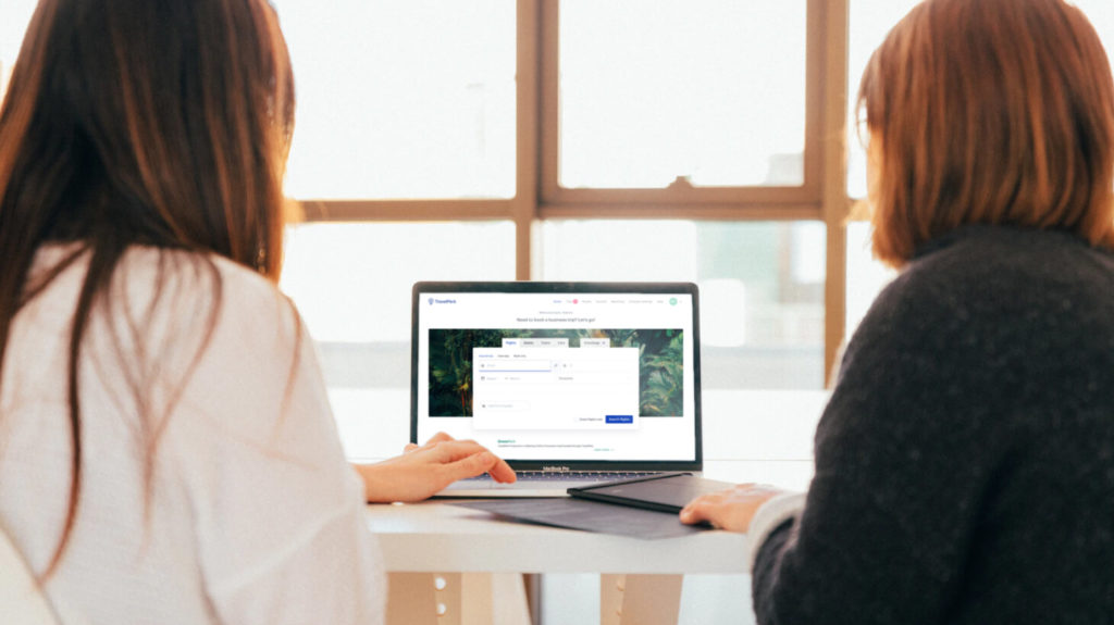 two women working in the office